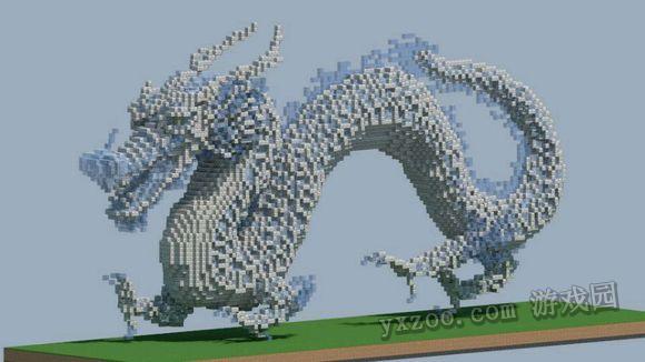 我的世界龙雕塑
