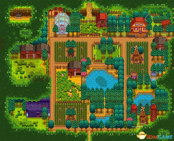 星露谷物语非标准农场布局方法 星露谷物语怎么布局